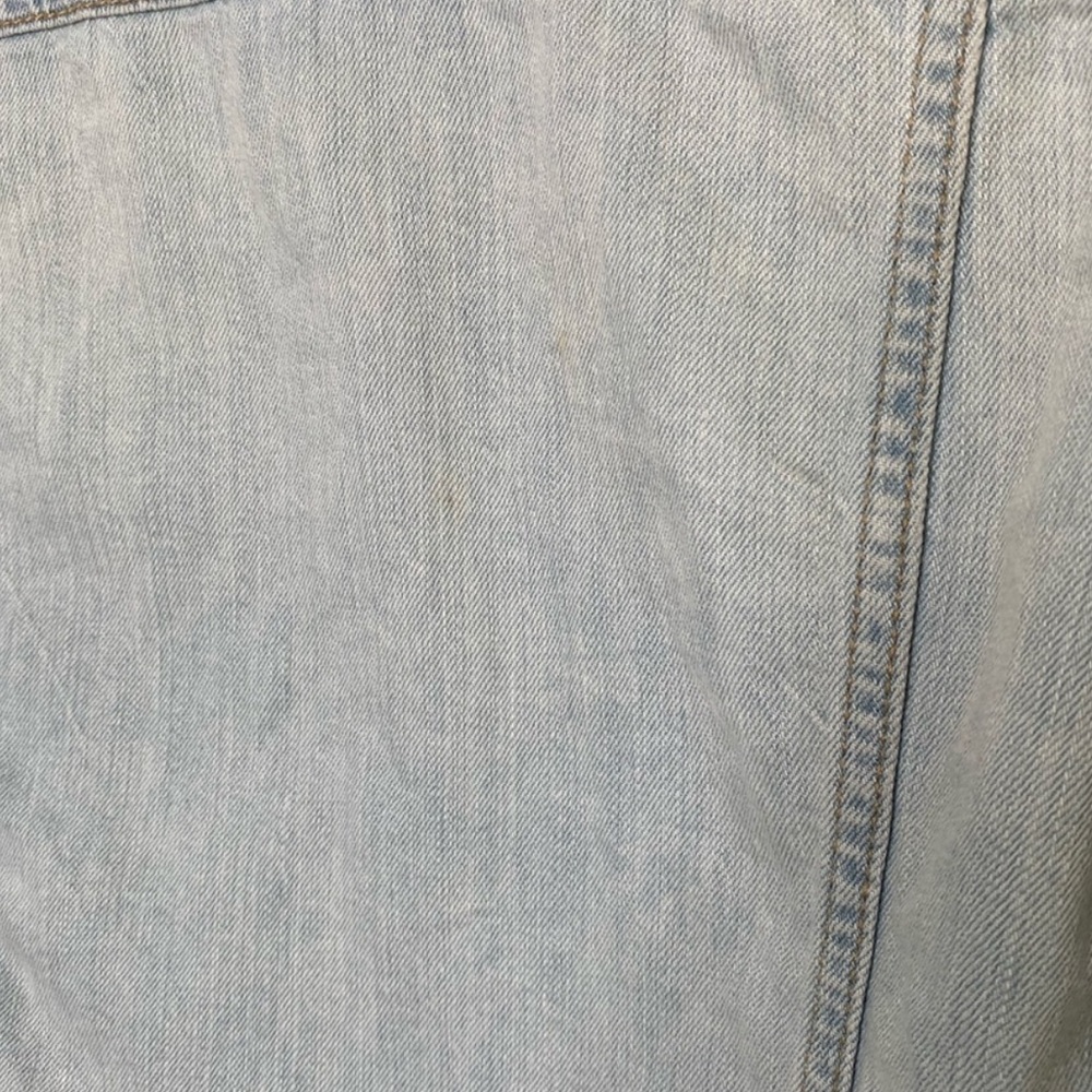 AMERICAN EAGLE Light Wash Denim Jean Jacket XS - Picture 7 of 8